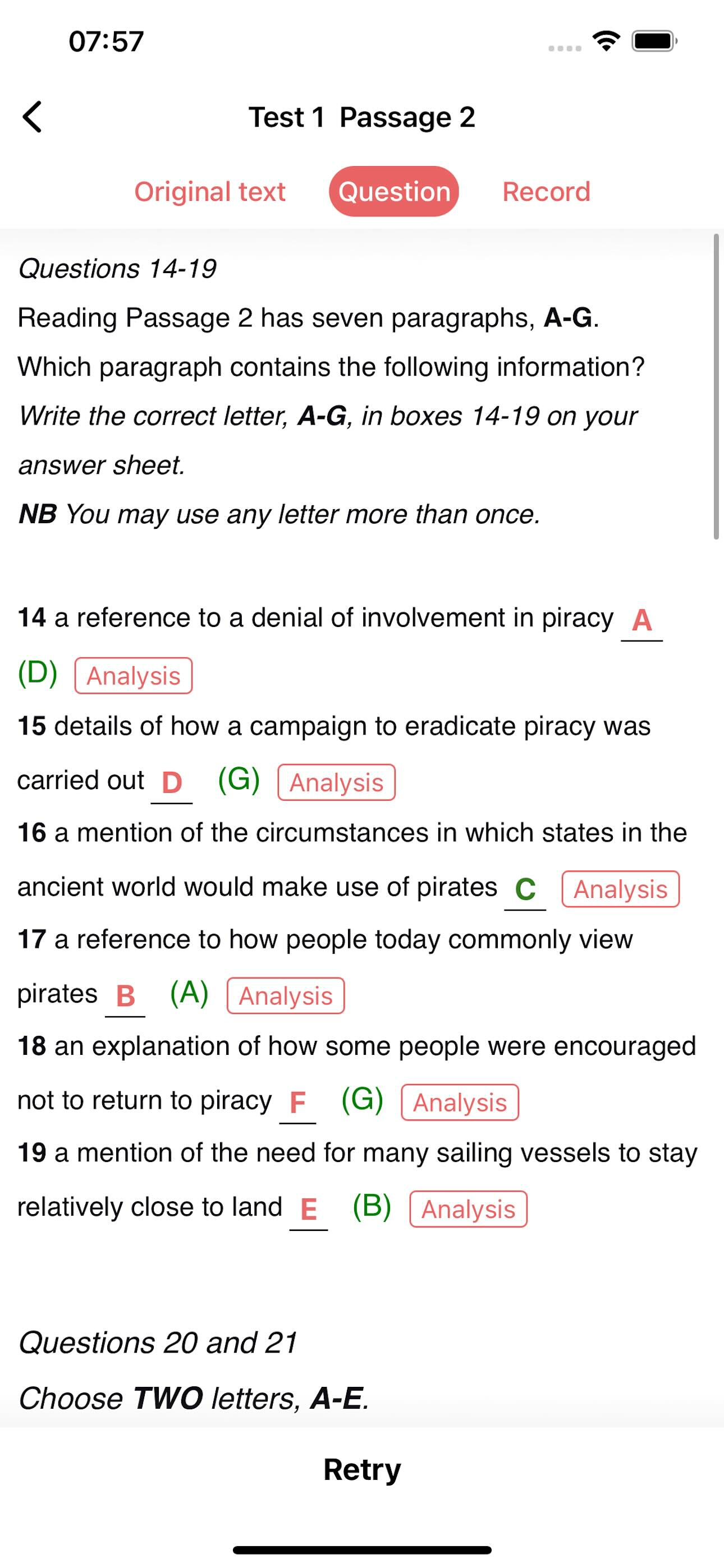 IELTS Practice | Test screenshot 2