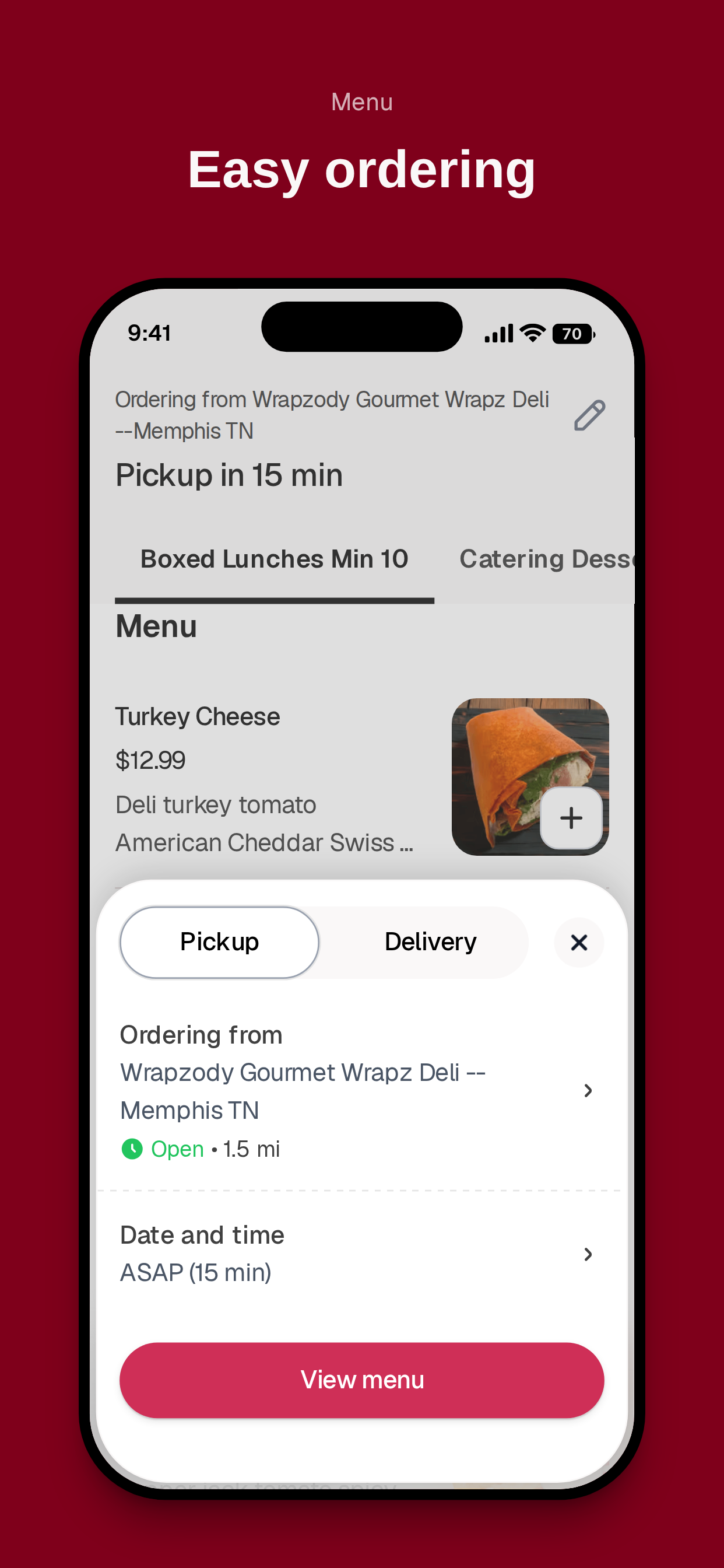 Wrapzody Gourmet Wrapz Deli