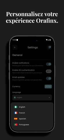 Orafinx – Transfert Mobile iPhone screenshot