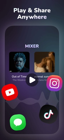 Mixer - Song Mashup Maker iPhone screenshot