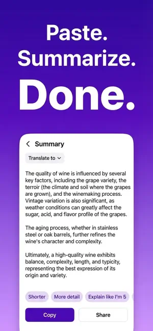AI Summarizer: Summarize Text screenshot 2