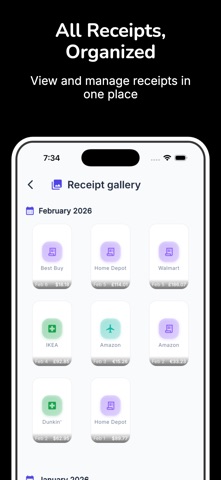 Receiptly : AI Expense Tracker Screenshot 8 of 10