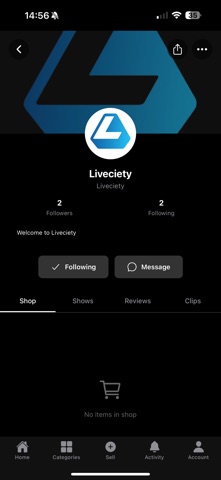 Liveciety screenshot