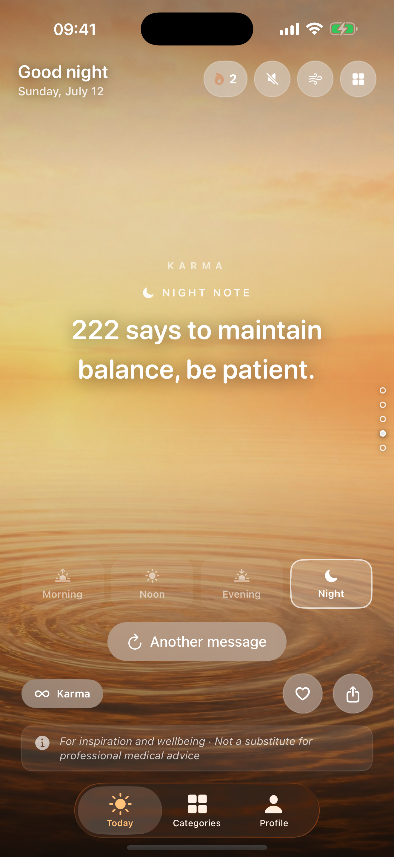 Mantra Daily Affirmations screenshot 2