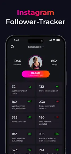 Screenshot von Reports Für Followers Tracker+ auf dem iPhone 1