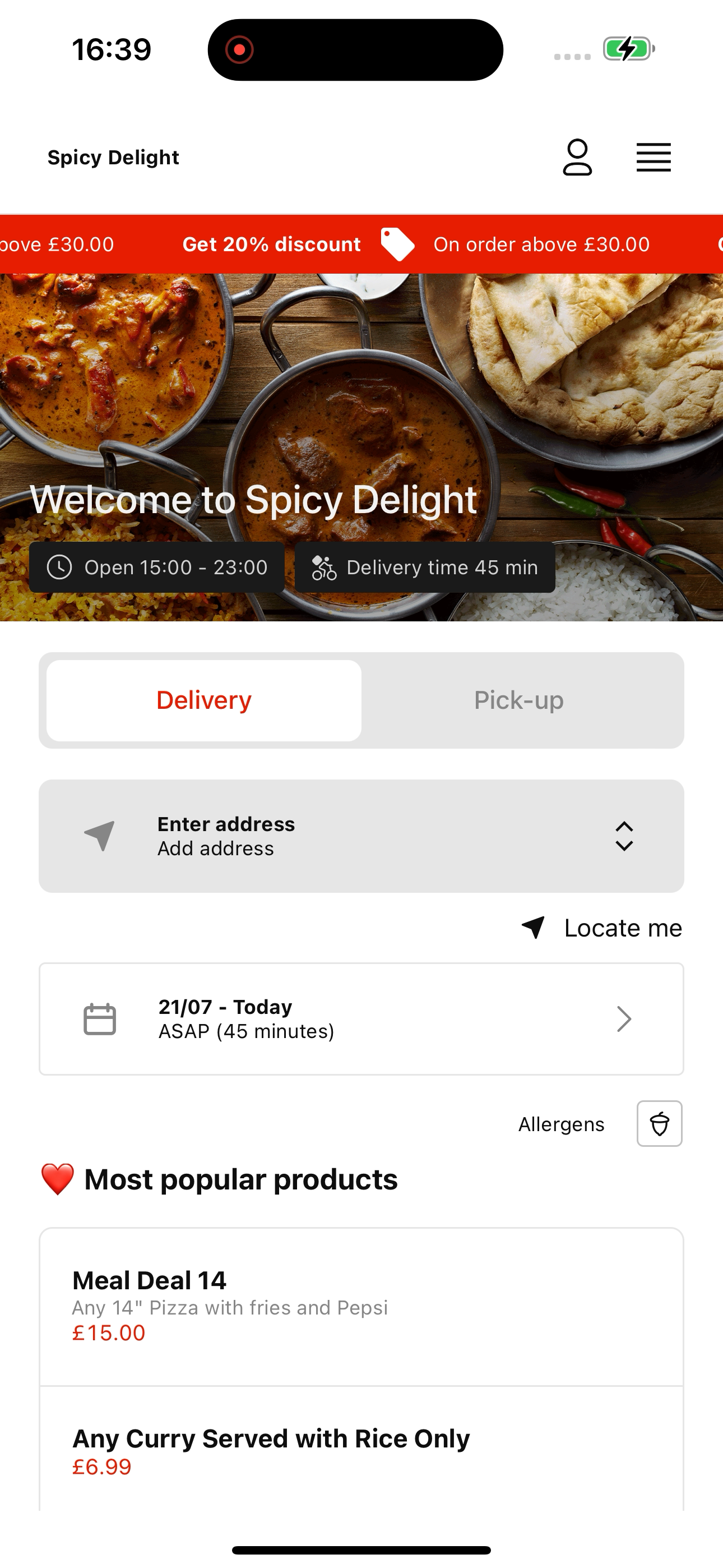 Spicy Delight UK screenshot 6