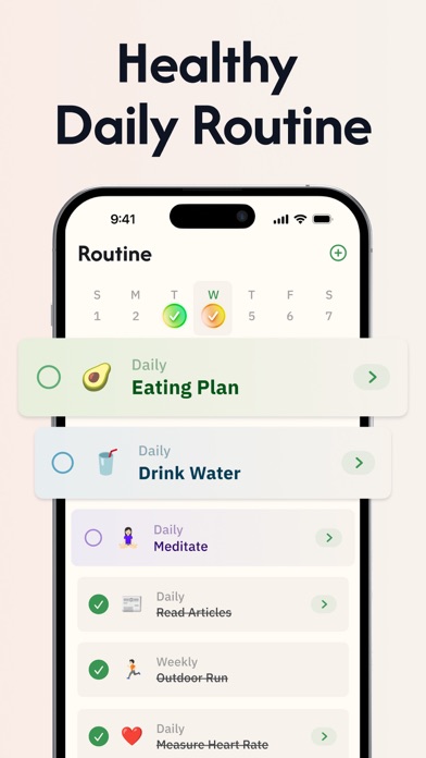 Daily Health - Healthy Routine Screenshot