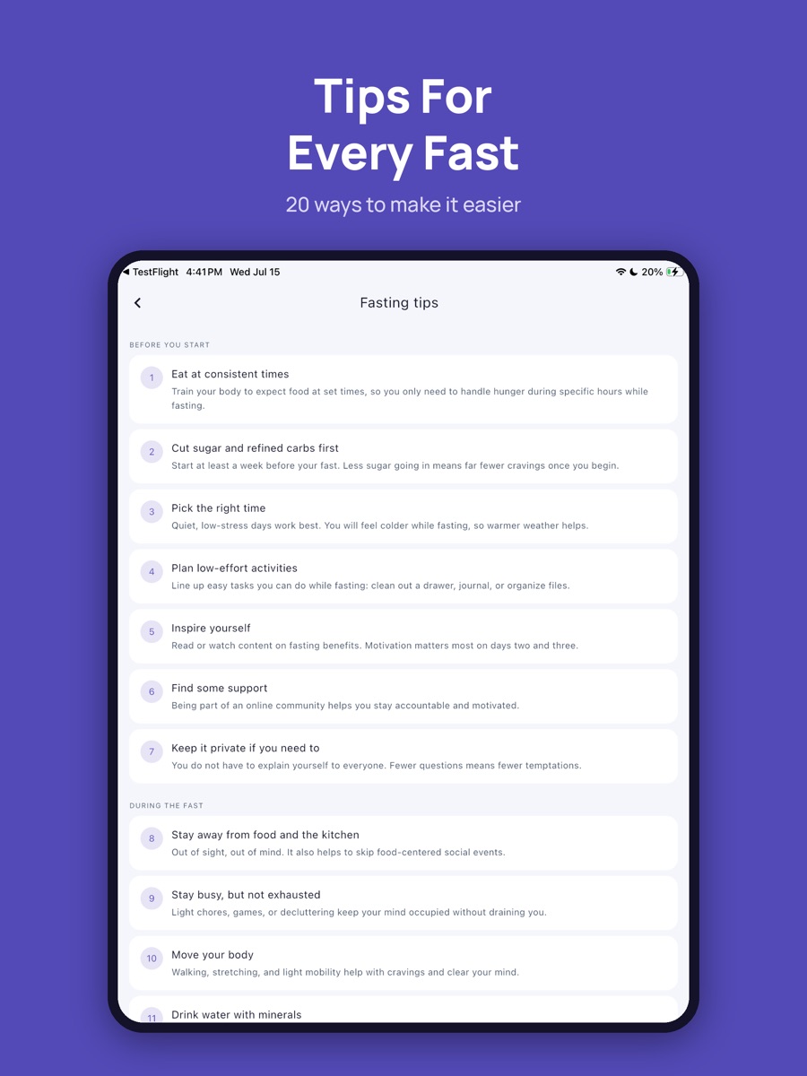 Fasting Center screenshot 13