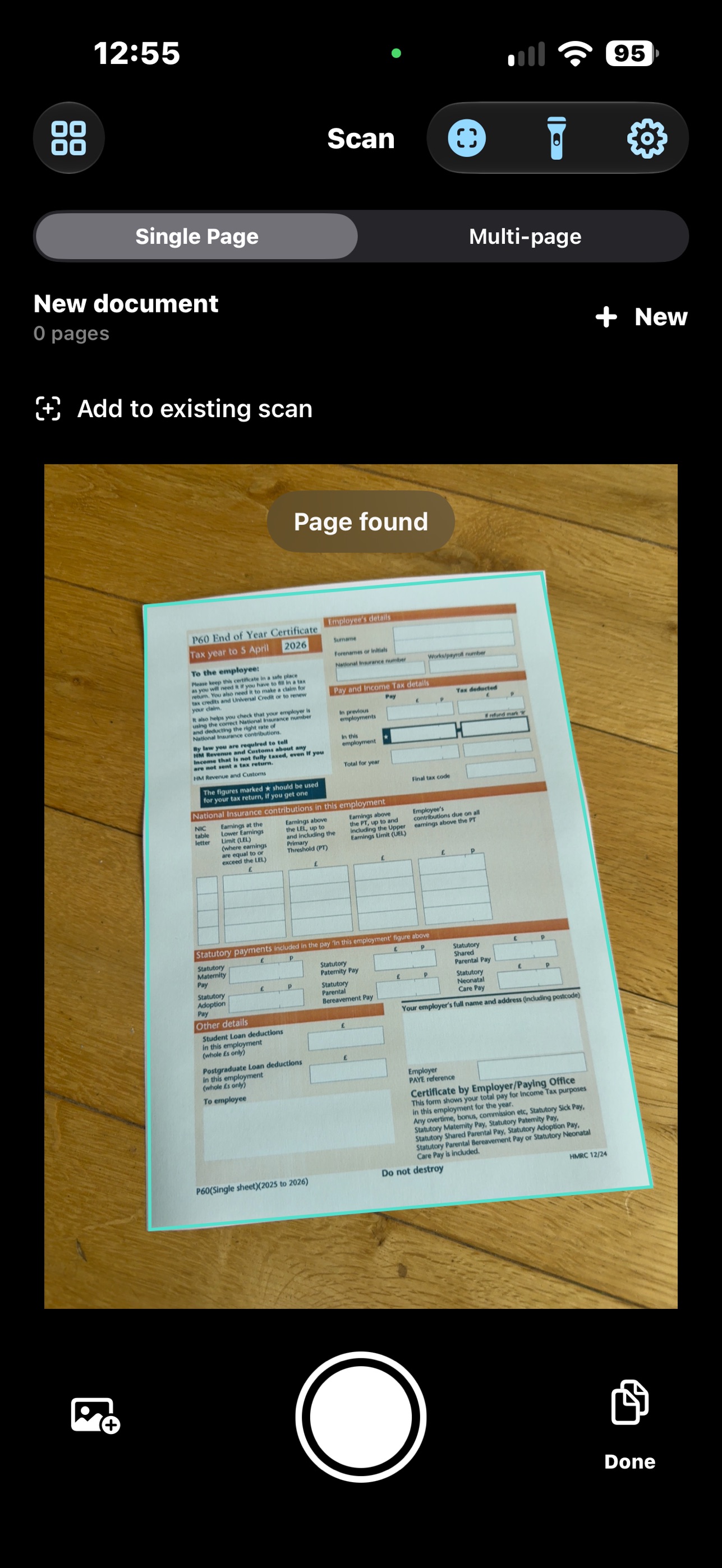 Screenshot 1 of scandango: Document Scanner