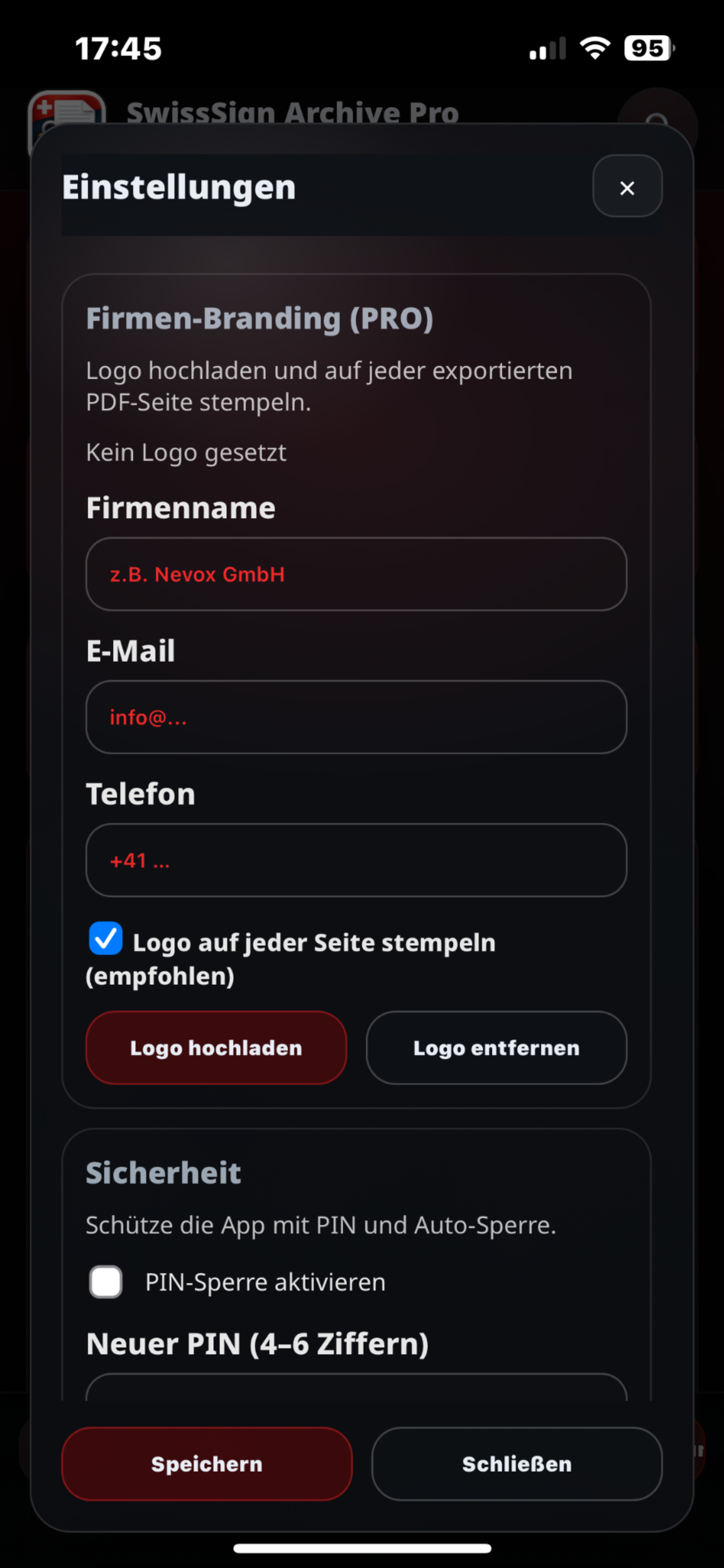 SwissSign Pro screenshot 8
