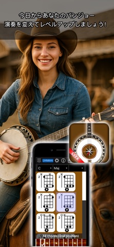 Banjo Chords Compass Lite のスクリーンショット