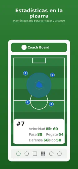 Captura de pantalla de Pizarra De Entrenador en iPhone 5