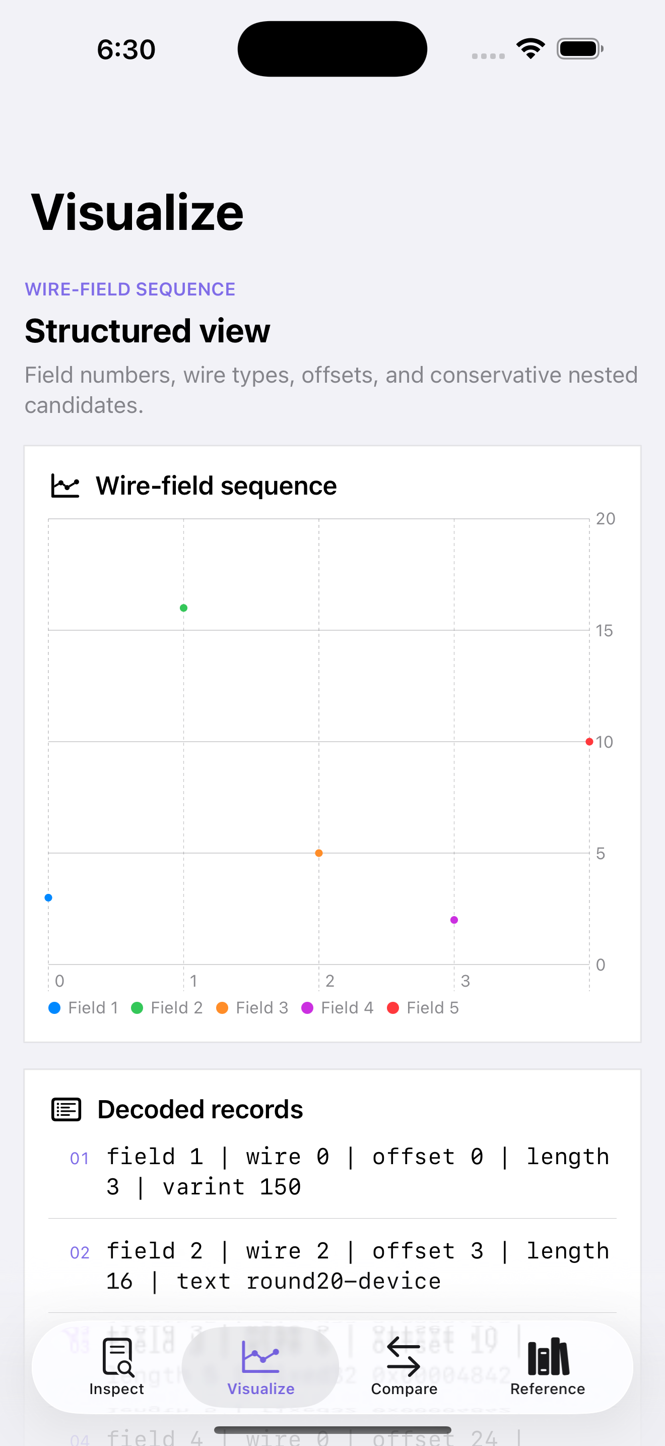 Protostripe: Wire Decoder screenshot 2 of 3