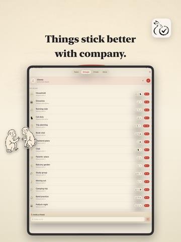 TODO-GIGA: Habit & To-Do List iPad screenshot