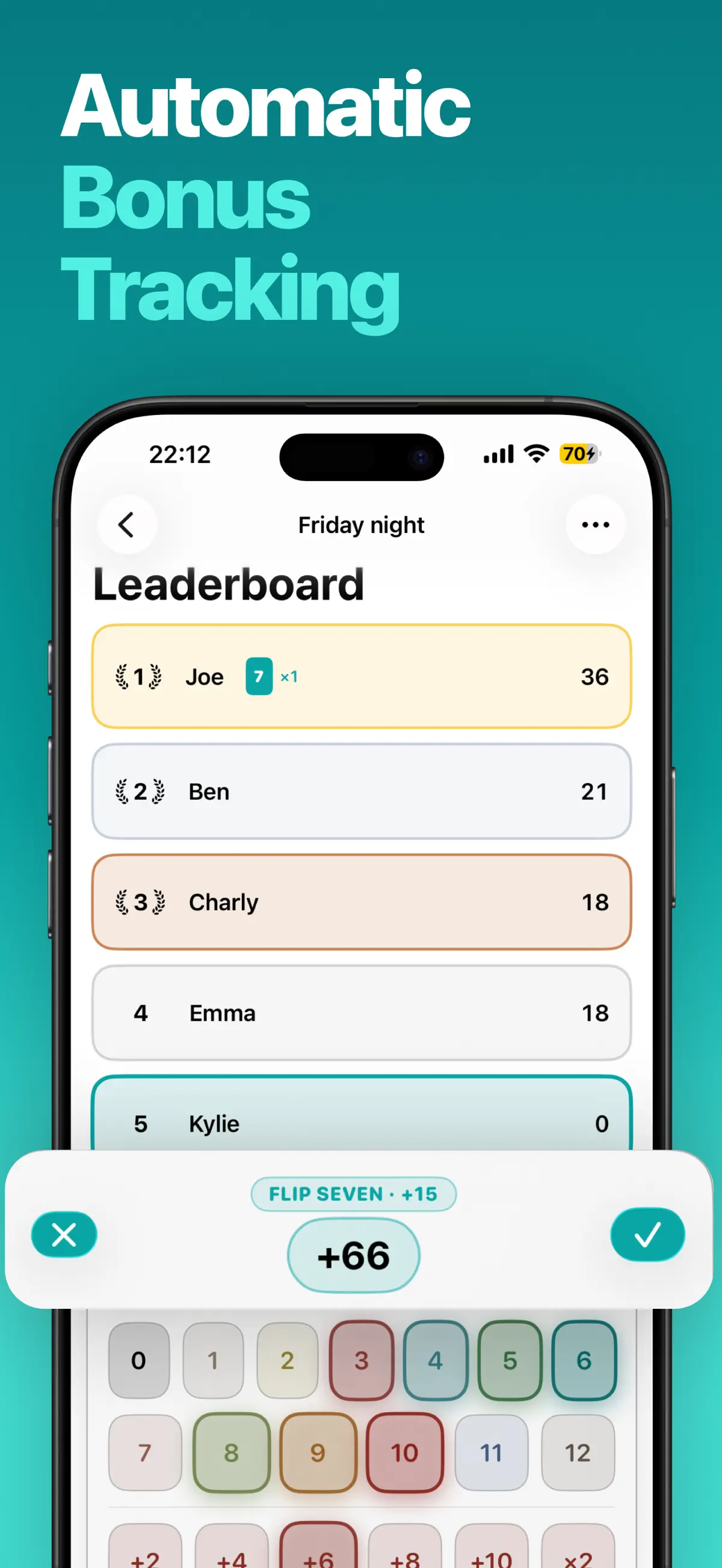 Flip - Score tracker
