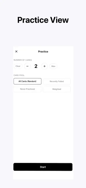 Minimalist Flash Card screenshot 3