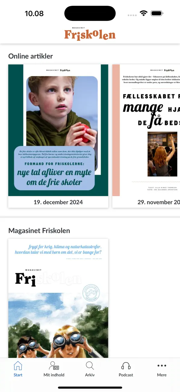 Screenshot #1 pour Magasinet Friskolen