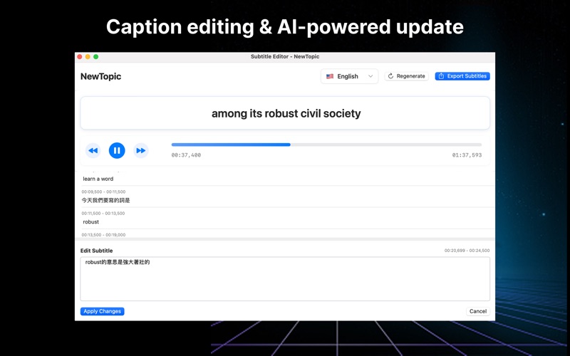 CapSub app screenshot
