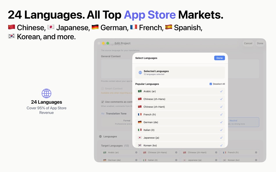 #4. StringWise - String Catalog AI (macOS) Podle: Kornel Varga