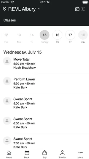 REVL Training screenshot 2