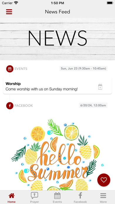 Flora First Christian Church Screenshot
