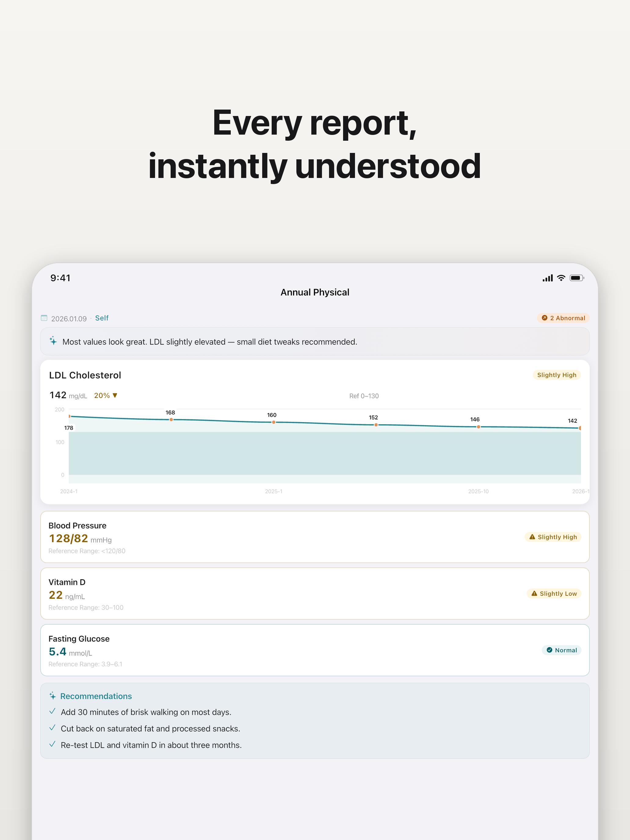 HealthAI: Blood Result Tracker