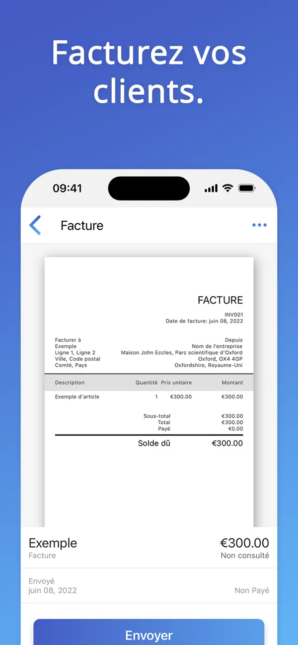 Screenshot #1 pour Facture et devis: invoice 24