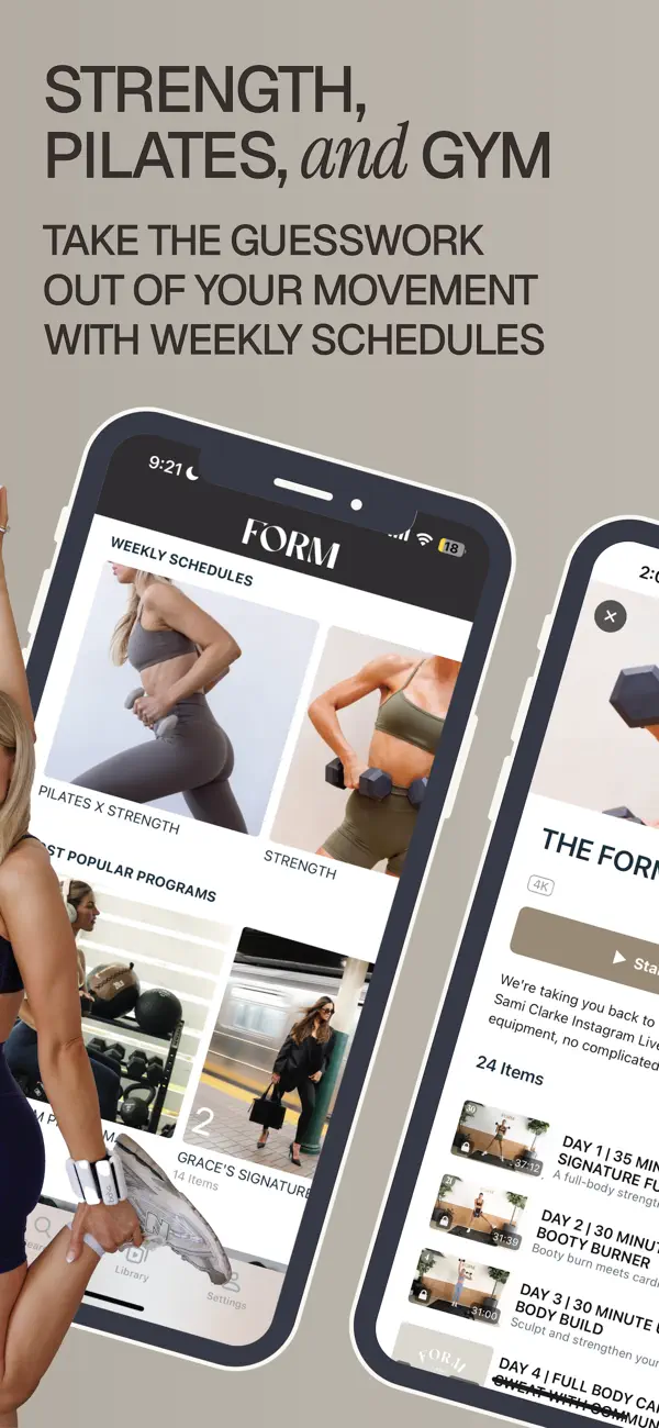 Screenshot #2 pour FORM: Strength, Pilates, Gym