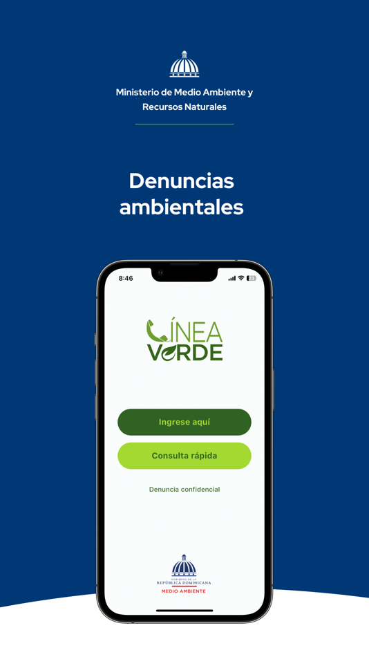 #1. Línea Verde RD (iOS) By: Ministerio de Medio Ambiente República Dominicana