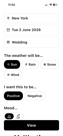 Myweather: the forecast agrees screenshot