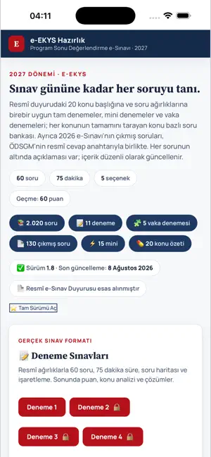 E EKYS Hazırlık screenshot 1