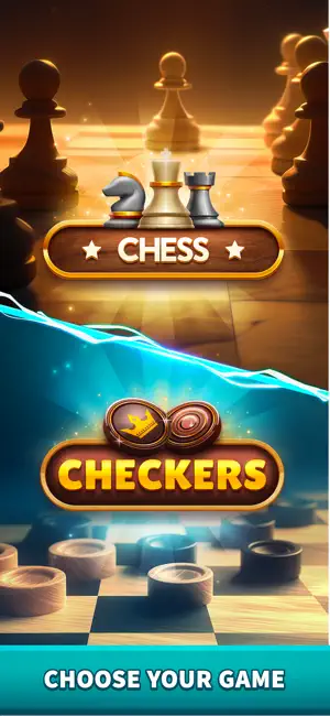 Chess & Checkers Offline Game screenshot 1