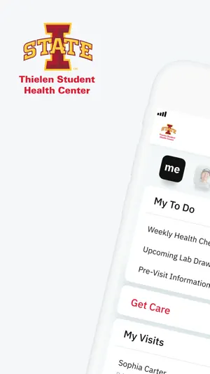 ISU Student Health Portal screenshot 1