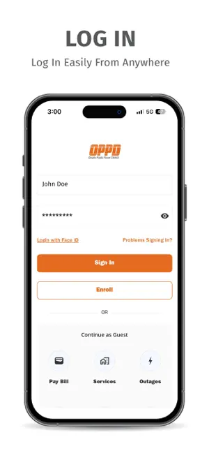 MyOPPD screenshot 1