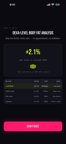 Cut or Bulk: Body Fat Scan Screenshot 5 of 8