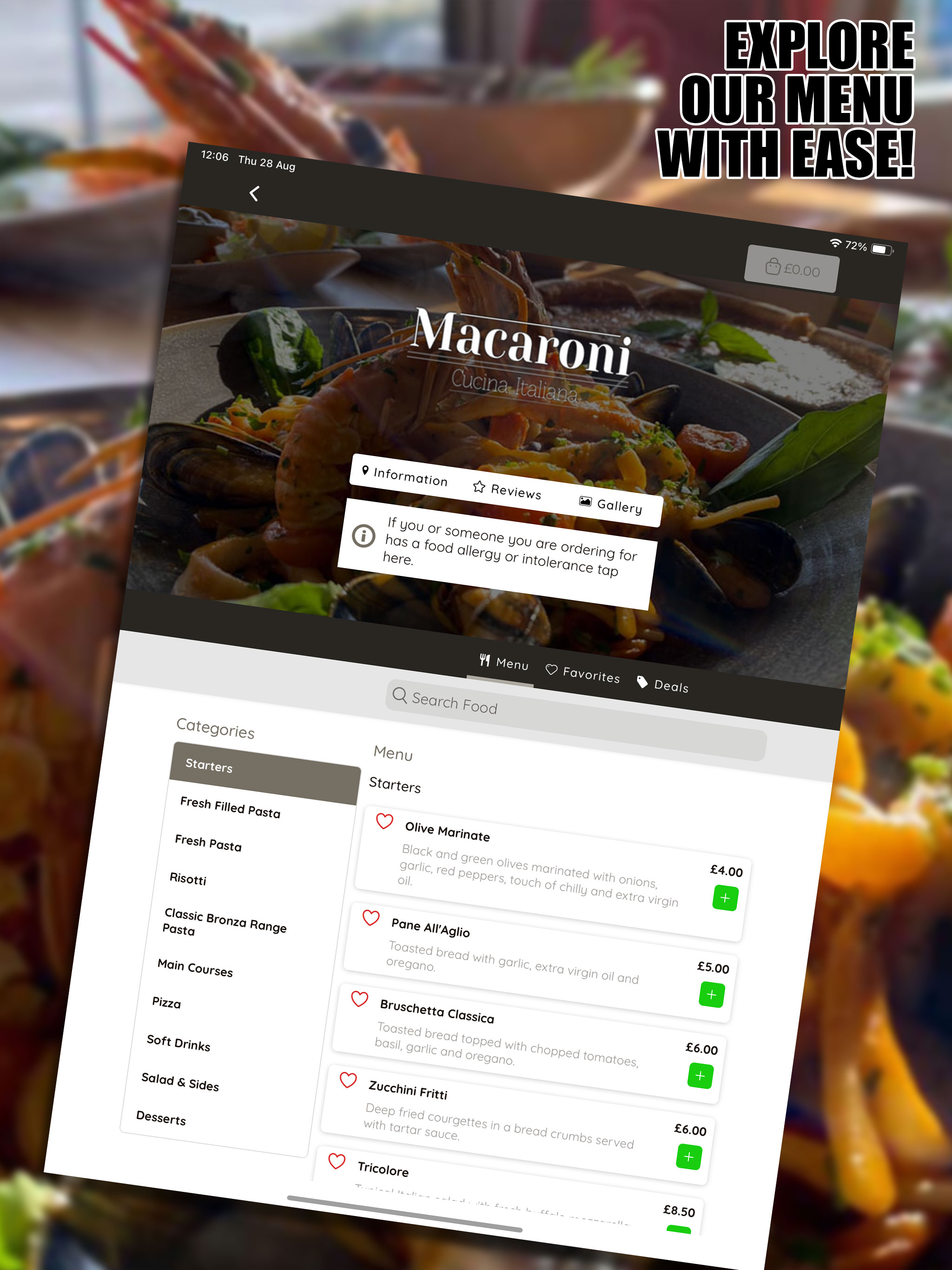 Macaroni Cucina Italiana screenshot 7