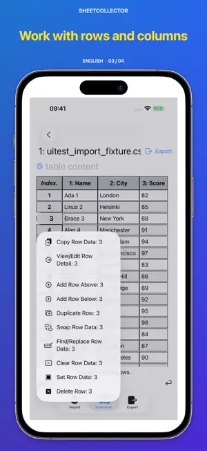 SheetCollector:xlsx ods...pdf screenshot 4