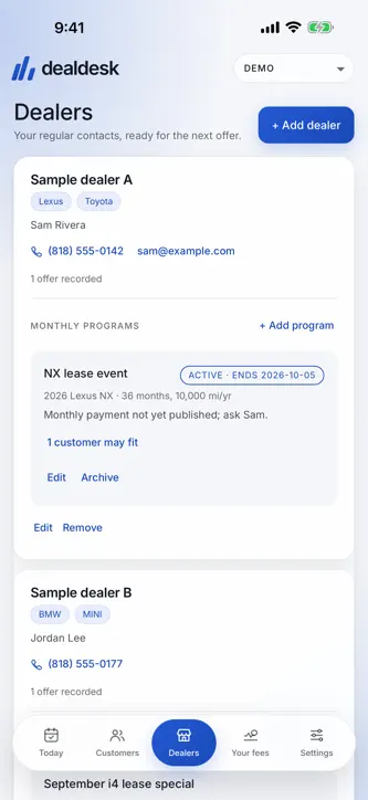 Dealdesk Broker screenshot 5
