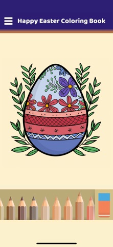 Happy Easter Coloring Book Screenshot 2 of 5