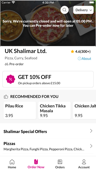 UK Shalimar Ltd Screenshot