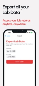 Lab Blood Test Result VitalDot screenshot