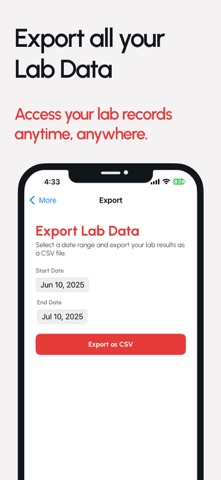 Lab Blood Test Result VitalDot screenshot