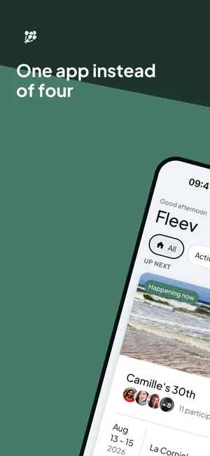 Fleev: Group Trips & Events screenshot 1
