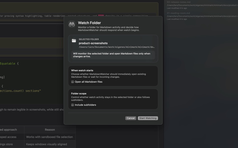 #2. MarkdownObserver (macOS) 作者: LARS POHLMANN