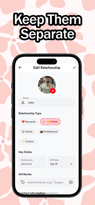 Unlisted: Relationship Tracker Screenshot 3 of 8