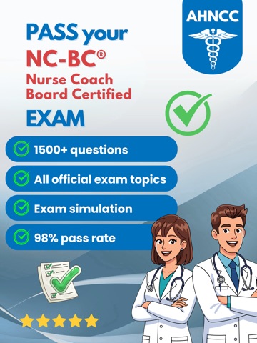 AHNCC NC-BC Exam Prep 2026 iPad screenshot