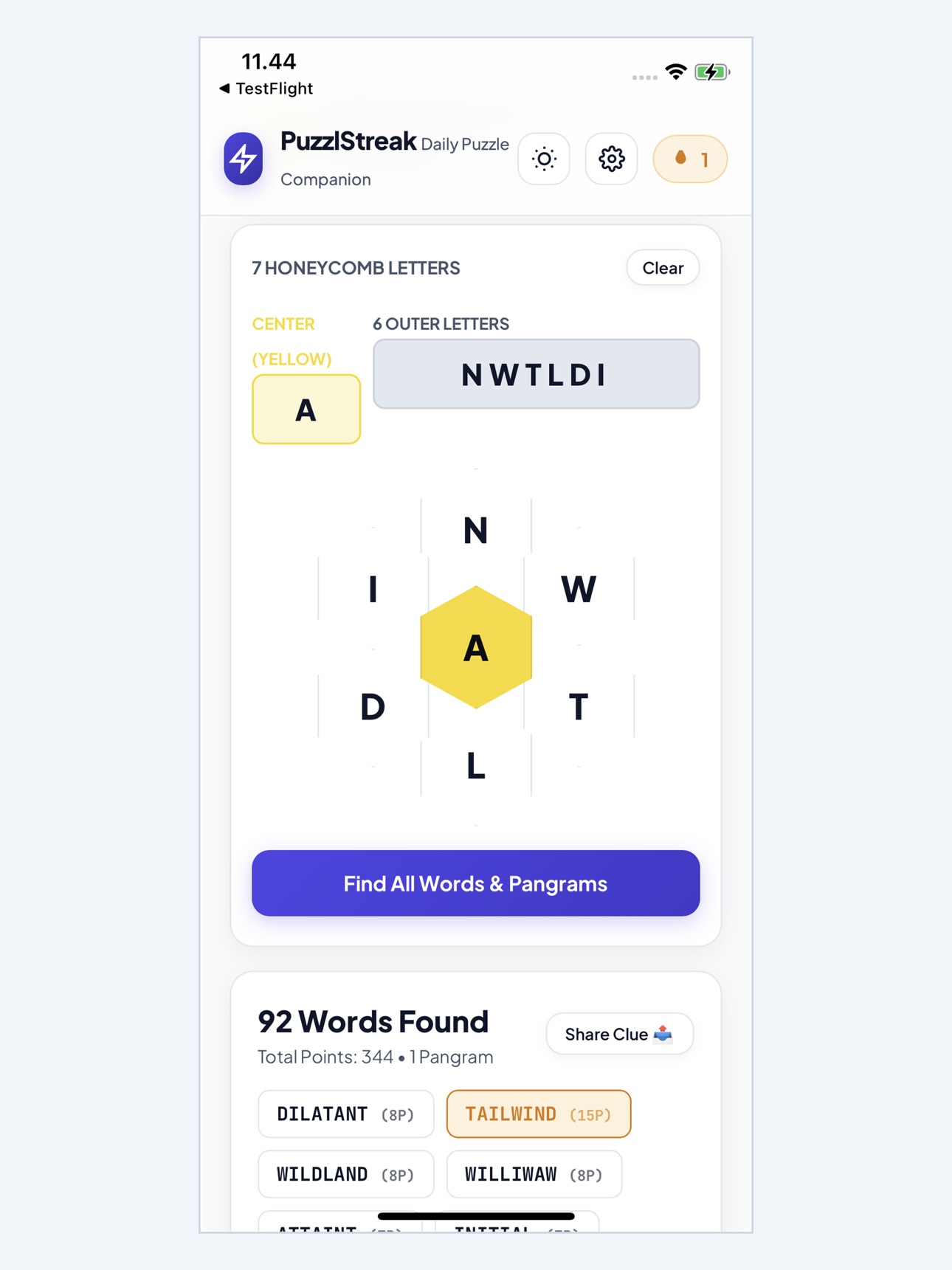 Screenshot 10 of PuzzlStreak: Word Puzzle Clues