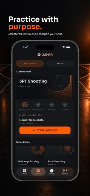 Jumpr: Basketball Training screenshot 2