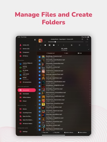 Evermusic Pro: music player iPad screenshot