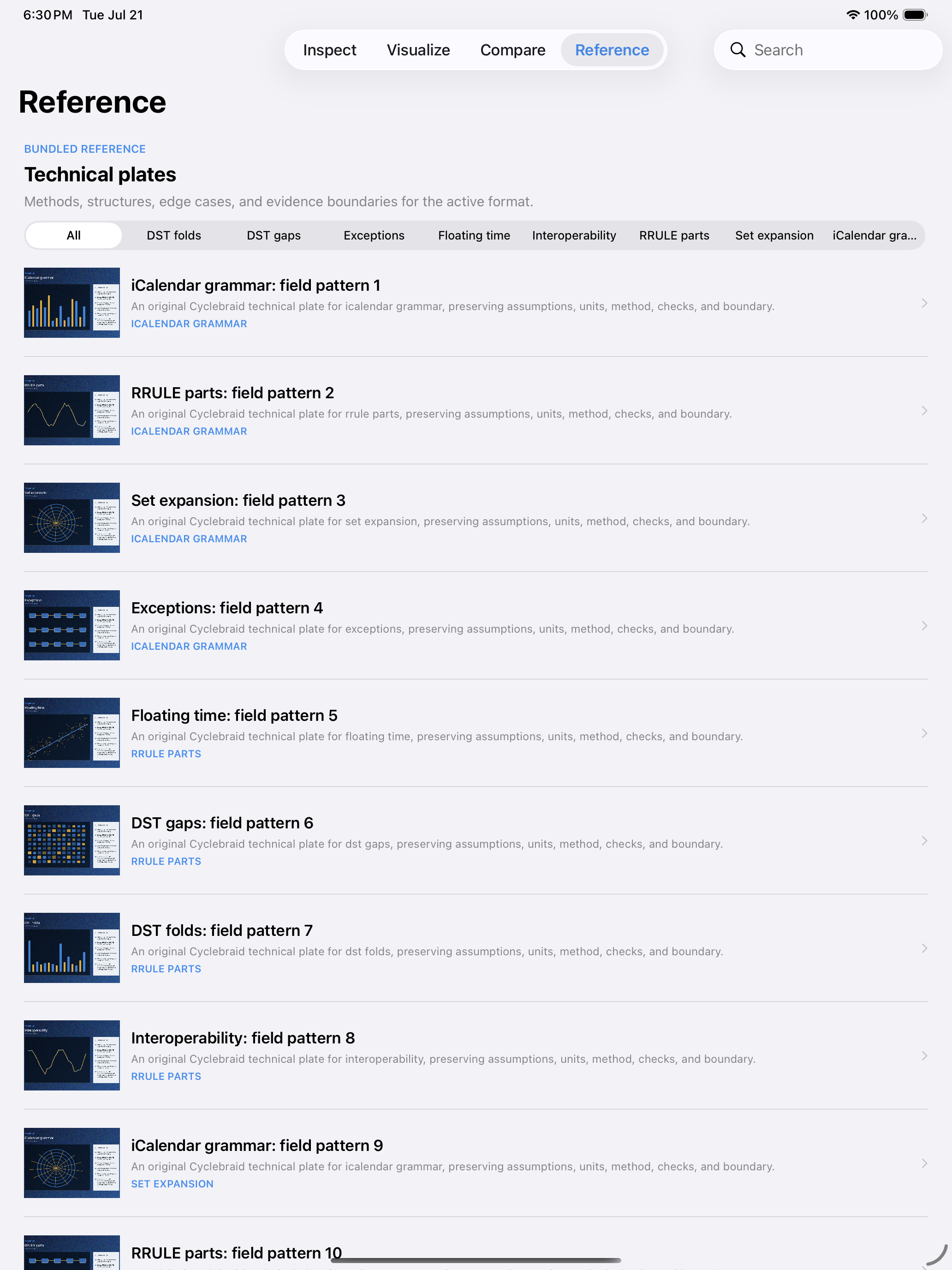 Cyclebraid: RRULE Lab iPad screenshot 3 of 3